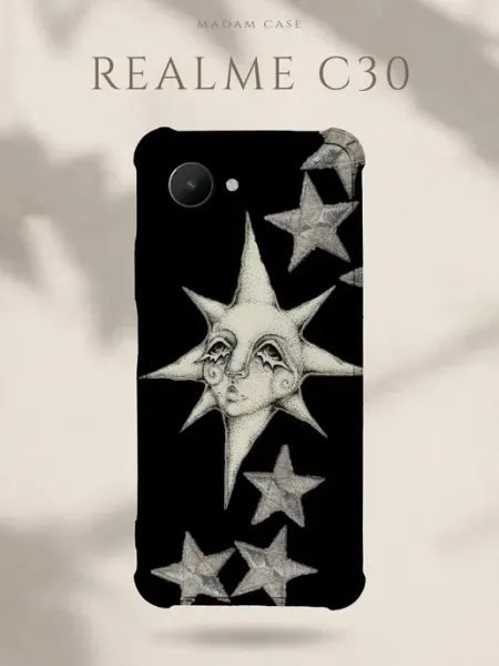 Чехол на Realme C30 Звезда Madam Case