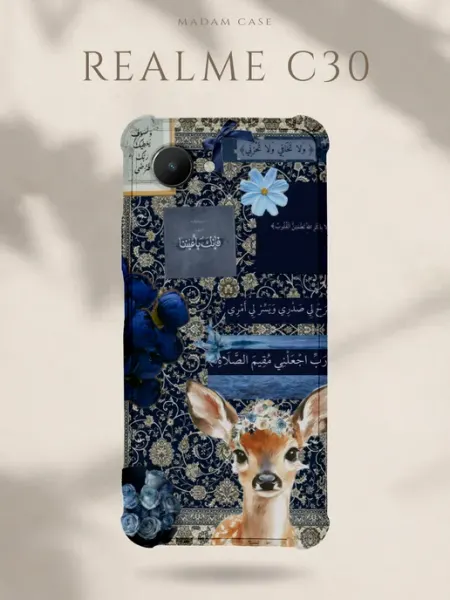 Чехол на Realme C30 Олененок Madam Case