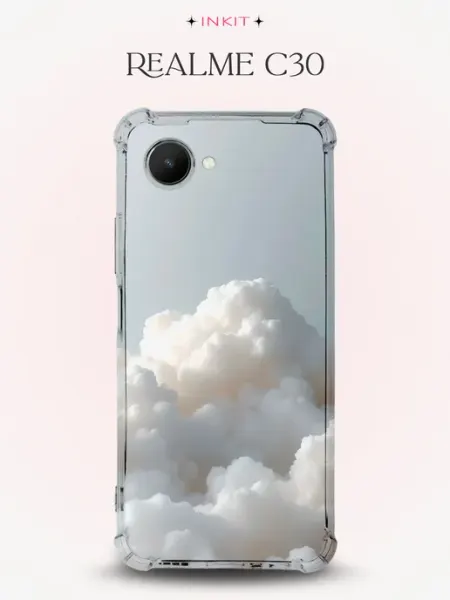 Чехол на Realme C30 Облака INKIT