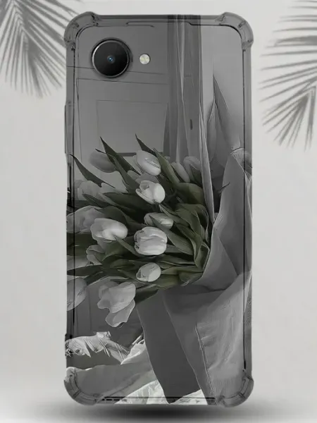 Чехол на Realme C30 с принтом Букет SteepCase