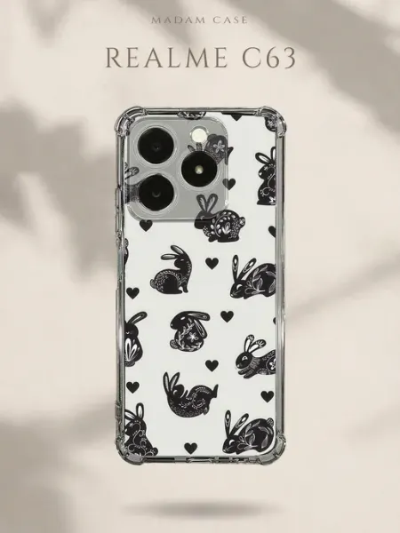 Чехол на Realme C63 Кролики Madam Case