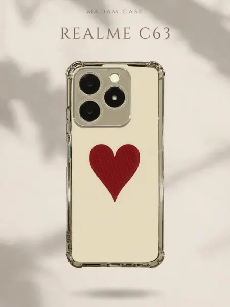 Чехол на Realme C63 Сердце Madam Case