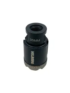 Сверло корончатое алмазное Hilberg Super Hard вакуумного спечения М14 для гранита, мрамора, керамогранита