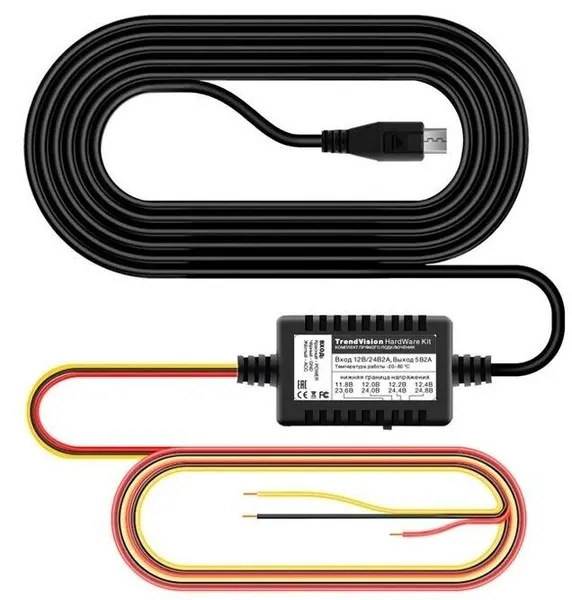 Контроллер питания TrendVision Hardware Kit Miniusb, для подключения видеорегистраторов (TVHKMINIU)