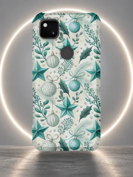 Чехол на Pixel 4A с принтом зимний NastishkaCase