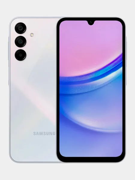 Смартфон Samsung Galaxy A15 Blue-Black AMOLED, 6,5", 50Мп, 5000мАч, Super AMOLED, AMOLED