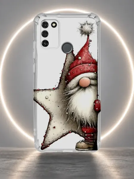 Чехол на Honor 9A с принтом новый год NastishkaCase