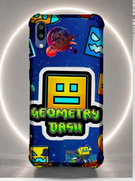 Чехол на Samsung A10 с принтом geometry dash NastishkaCase