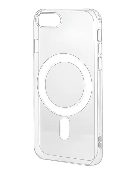 Чехол магнитный с функцией MagSafe для iPhone 6,7,8 Plus прозрачный