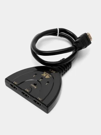 HDMI адаптер Сплиттер доступа к одному телевизору с тремя устройствами HDMI