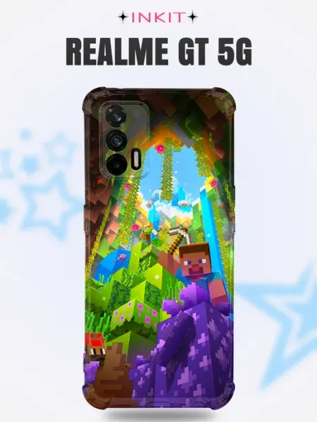 Чехол на Realme GT 5g Minecraft INKIT