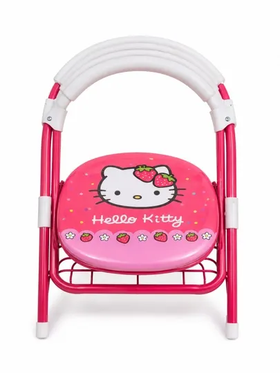 Детский складной круглый стульчик с дизайном Hello Kitty