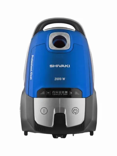Пылесос Shivaki SHIV-C3400 BLUE мощный с HEPA фильтром и турбо щеткой