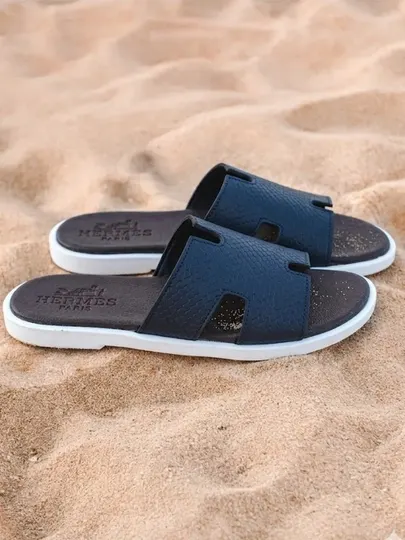 Мужская обувь, Hermes, тапочки, обувь для лето, тапки 39-44