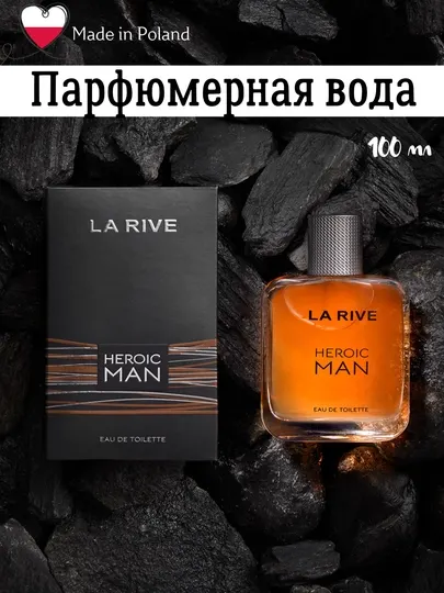 Мужская туалетная вода HEROIC MAN, 100 мл, La Rive