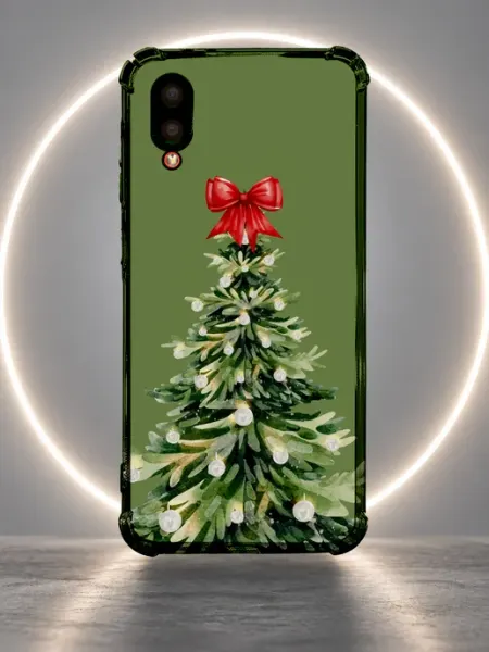Чехол на Samsung A02 с принтом новый год NastishkaCase