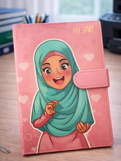 Блокнот Hijab для девочек — ежедневник planner с застёжкой