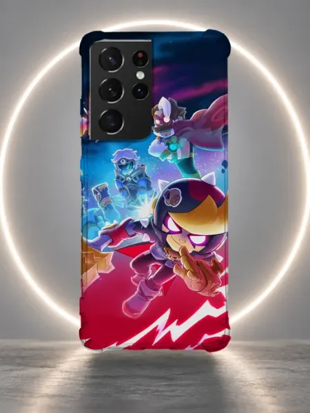 Чехол на Samsung S21 Ultra с принтом brawl stars NastishkaCase