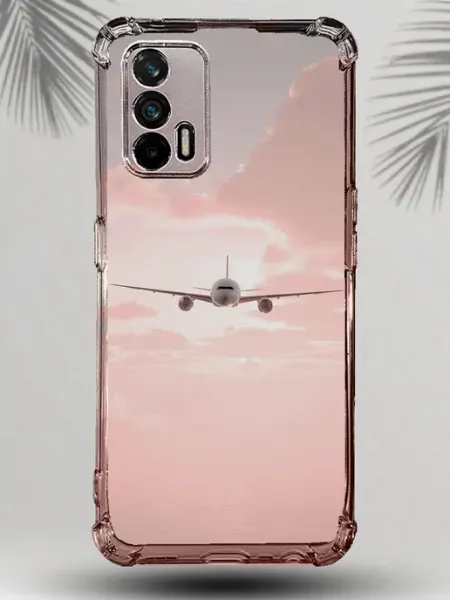 Чехол на Realme GT с принтом самолет NastishkaCase