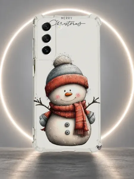 Чехол на Samsung S21 FE с принтом новый год NastishkaCase