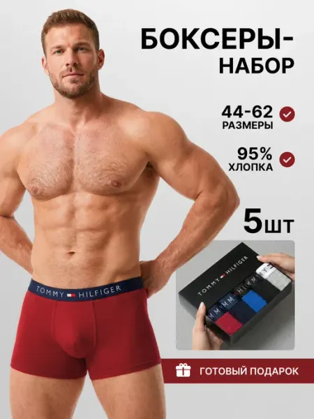 TOMMY HILFIGER Трусы мужские боксеры набор