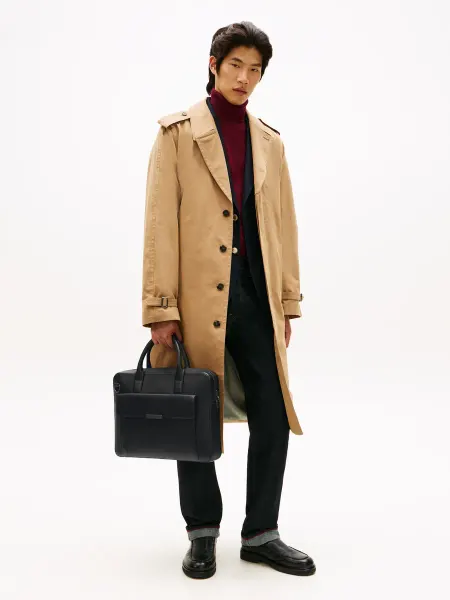 TOMMY HILFIGER Сумка кожаная для ноутбука