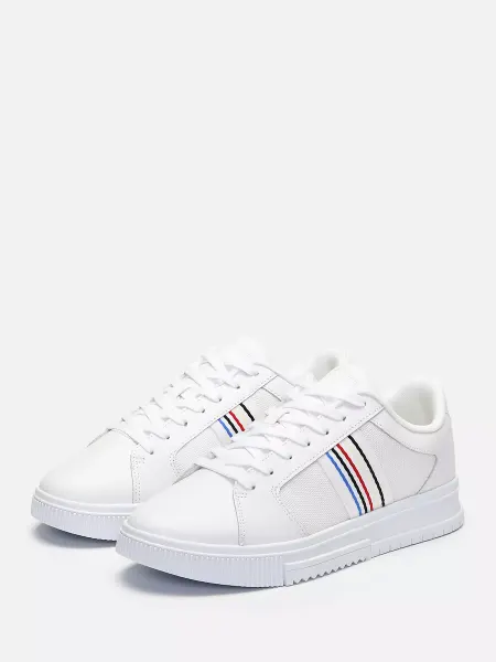 TOMMY HILFIGER Кеды из натуральной кожи базовые