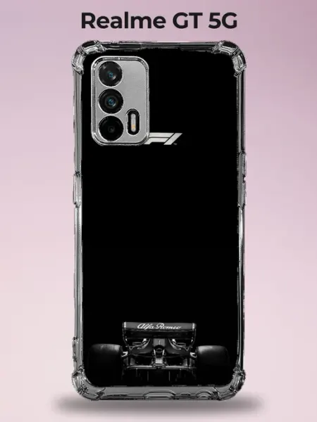 Чехол Realme Gt 5G ночная трасса эстетика PRINTberries