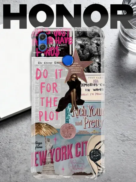 Чехол на HONOR 8X коллаж эстетика IntelligentCase