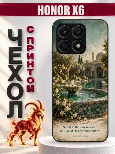 Чехол на Honor X6 с принтом Восточный фонтан PandaCase