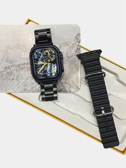 Умные смарт часы HK9 Ultra max, два ремешка