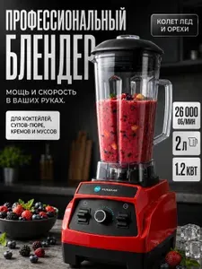 Блендер стационарный HURAKAN HKN-BLW2 профессиональный 2 л