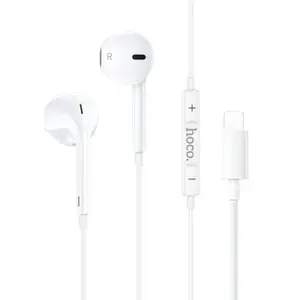 Наушники для iPhone Hoco Primero с разъемом Lightning; белый; M111