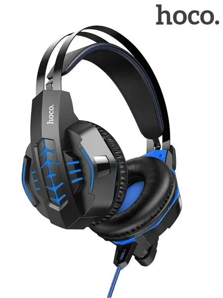 HOCO Наушники W102 игровые проводные с микрофоном