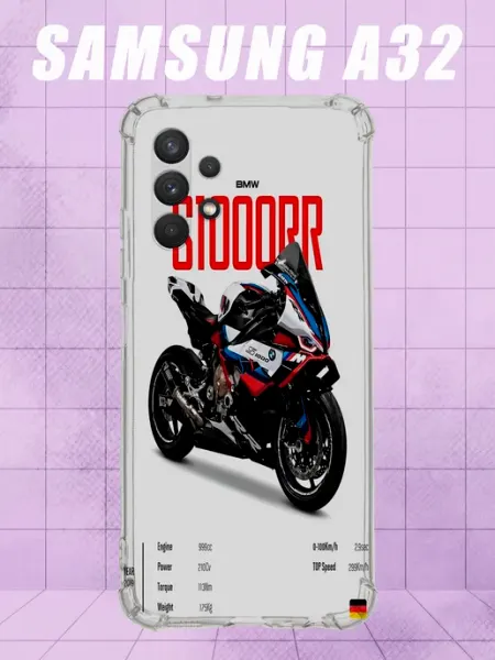 Чехол на Samsung A32 с принтом S1000RR PRINTberries