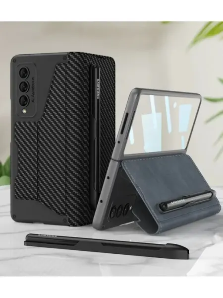 Чехол MyPads для Samsung Galaxy Z Fold4 черный