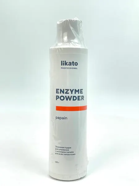 Likato Enzyme Powder Papain – энзимная пудра для мягкого очищения, удаления омертвевших клеток и сияния кожи, 120 г