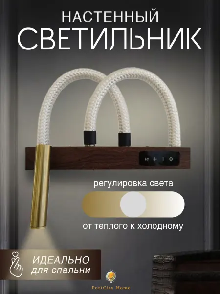 PortCity Home Настенный светодиодный светильник Shelf