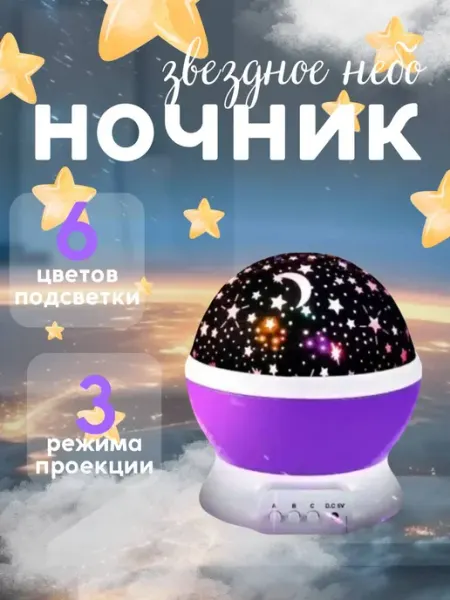 Home Room Ночник проектор звездное небо