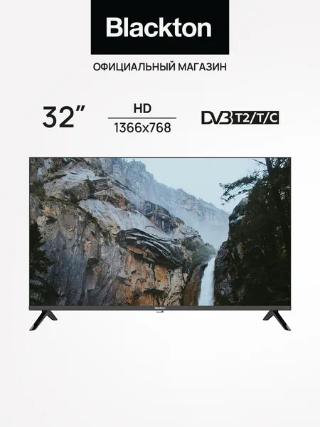 Телевизор Blackton Bt 32HNF01B Черный / 32"/ 1366x768