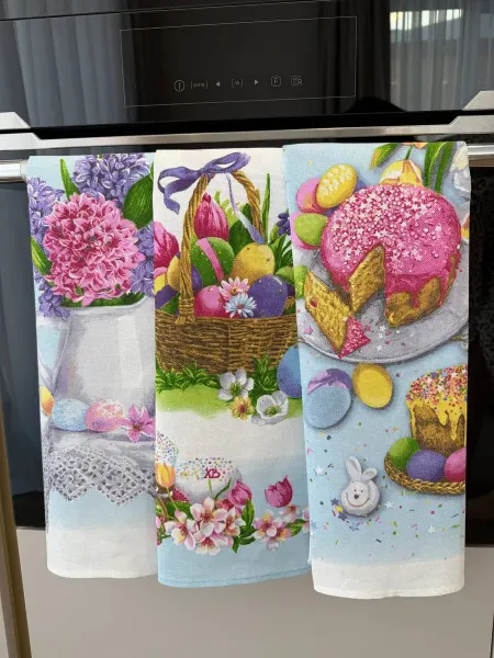 Home textiles Полотенце кухонное пасхальное набор 3 шт