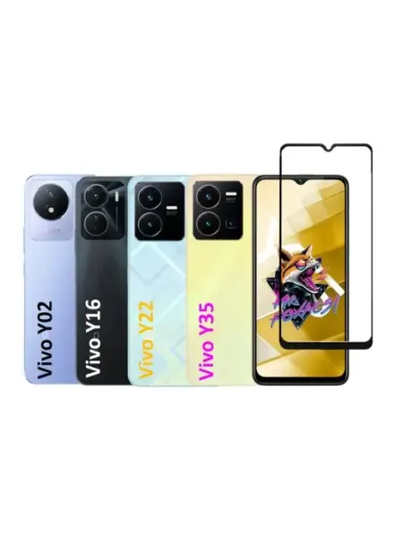 Защитное стекло на Vivo Y35 Y22 Y16 Y02 Premium Mr.Foxacs