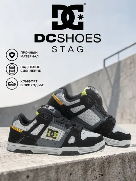 Кеды скейтбординг DC Shoes Stag унисекс городские