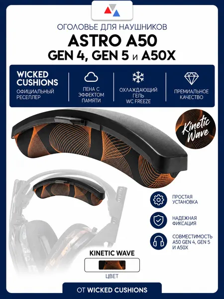 Оголовье для наушников Astro A50 от WC BandZ A50 Kinetic Wave