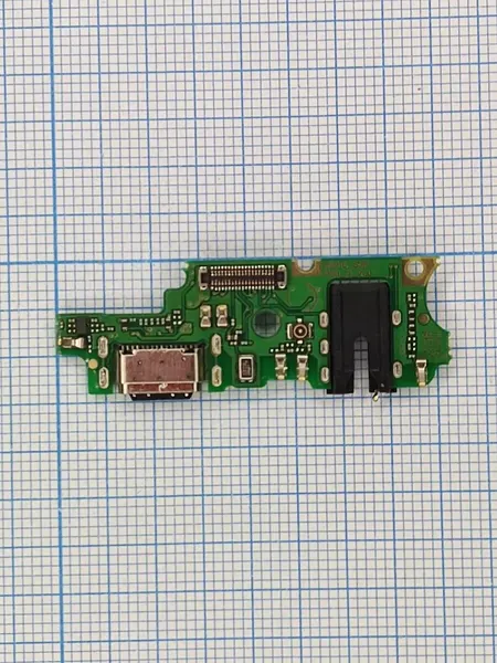 Плата нижняя (шлейф) Tecno Pova 3 с разъемом зарядки и микрофоном