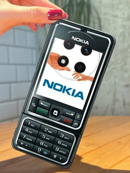 PBl store Чехол на HONOR X9c с принтом Nokia