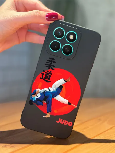 PBl store Чехол на Honor X8c с принтом Дзюдо