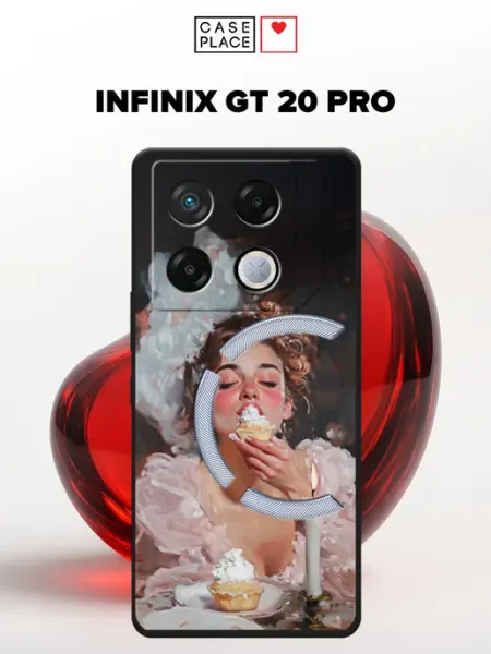Чехол на Infinix GT 20 Pro с девушкой Case Place
