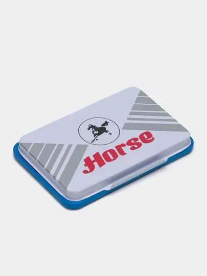 Штемпельная подушка Horse, в металлическом корпусе