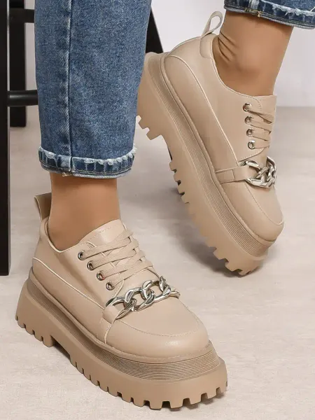 Shoes house Полуботинки на высокой тракторной подошве